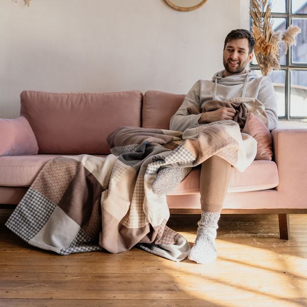 Baumwolldecke Pittsburgh GOTS