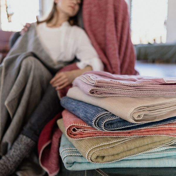 Baumwolldecke Lausanne GOTS