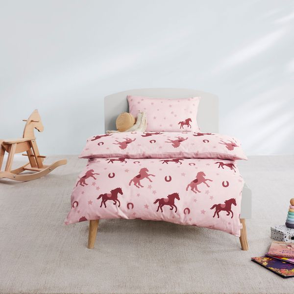 s.Oliver Satinbettwäsche Junior Pferde