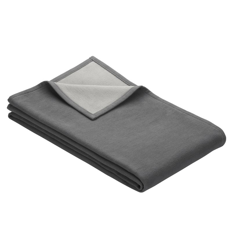 Baumwolldecke Uni Stockholm GOTS