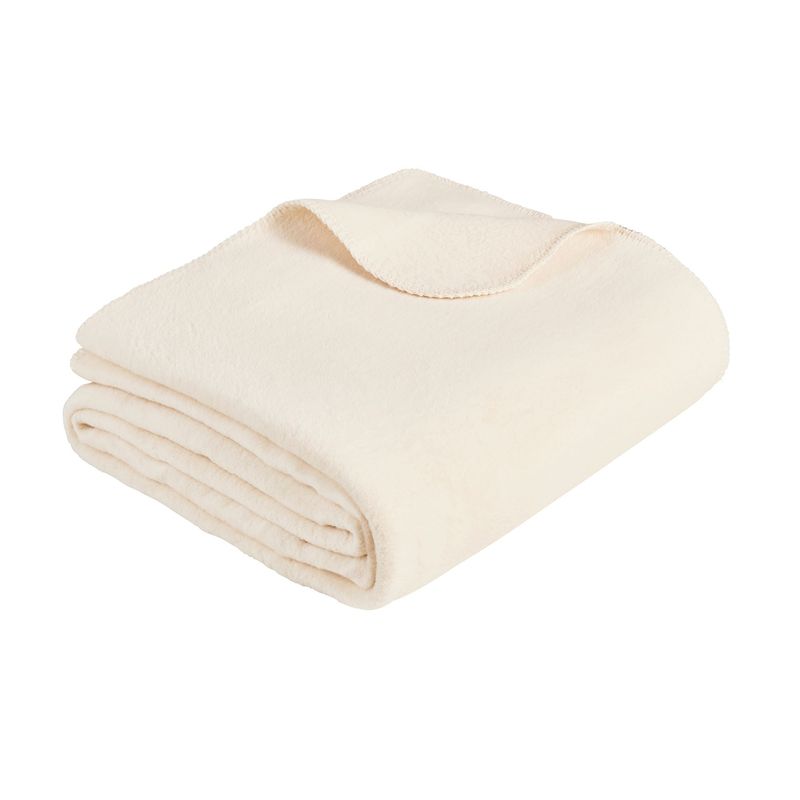 Baumwolldecke Uni Malaga GOTS