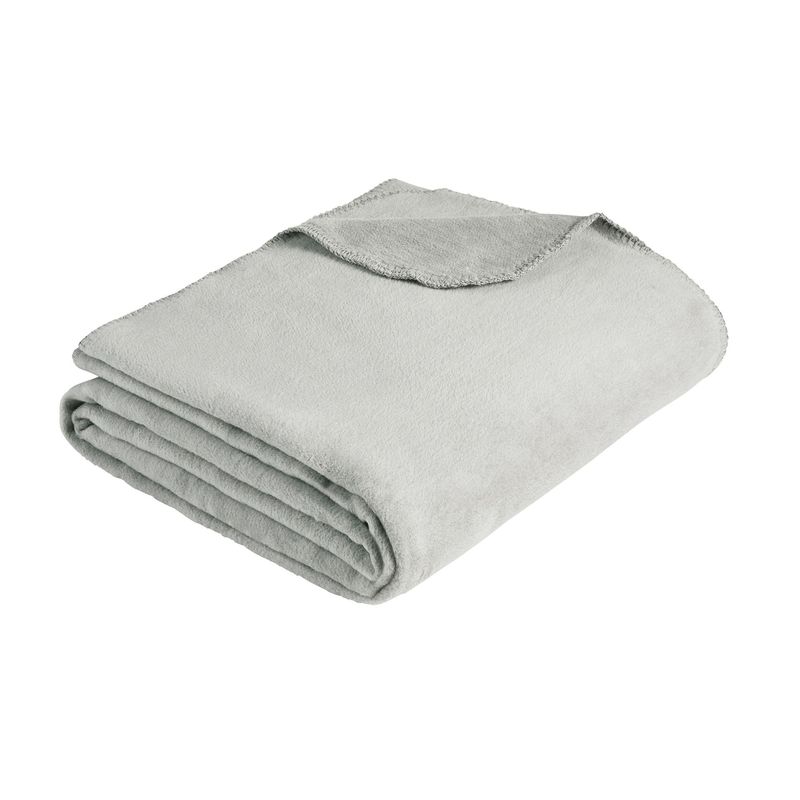 Baumwolldecke Uni Malaga GOTS