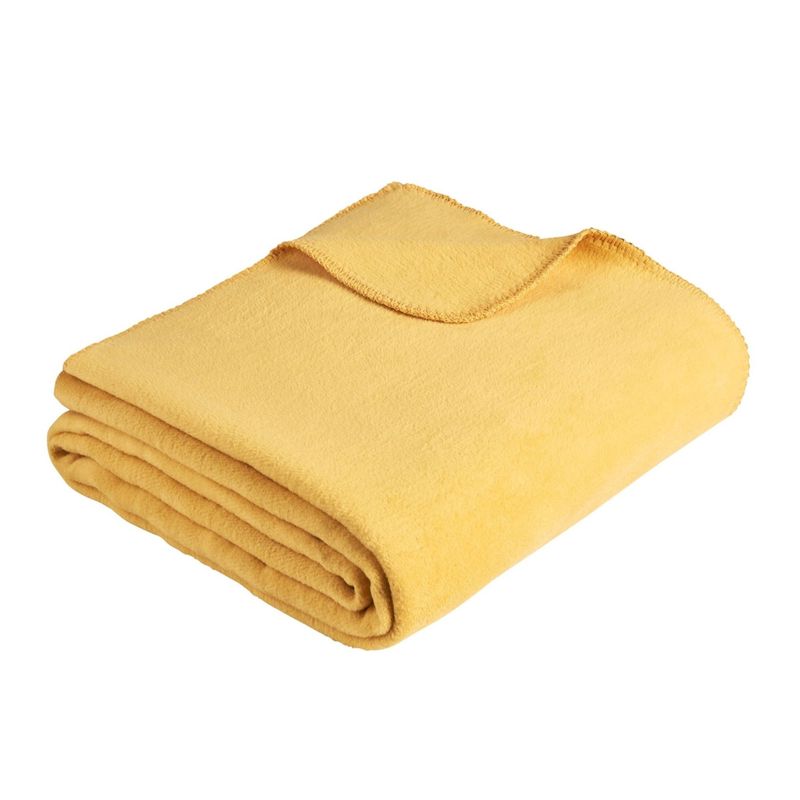 Baumwolldecke Uni Malaga GOTS alternative Ansicht