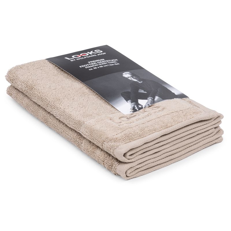 Handtuch LOOKS by Wolfgang Joop "Made in Green" 550 g/m² beige