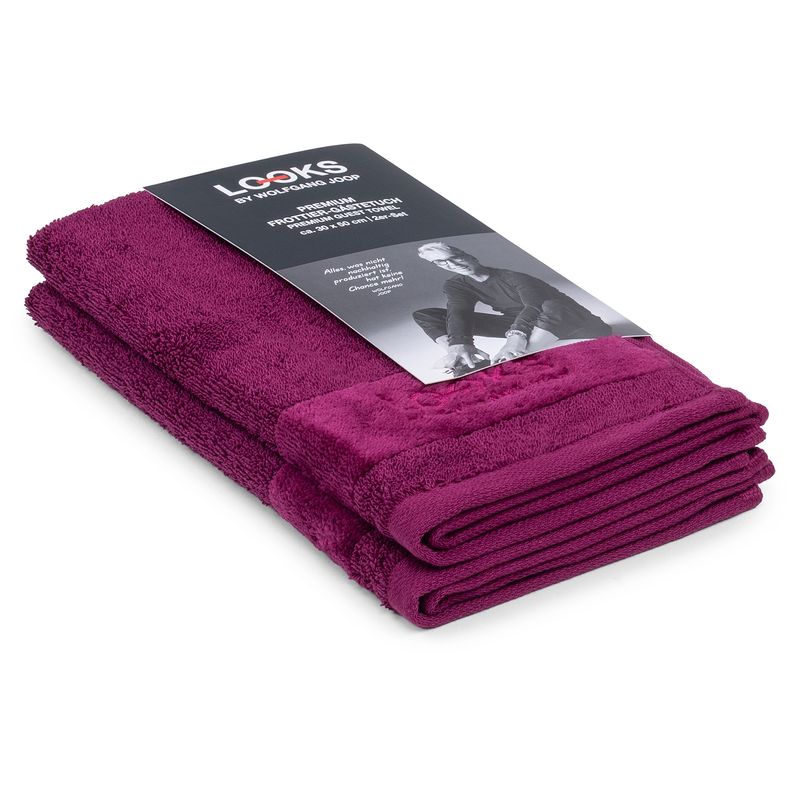 Handtuch LOOKS by Wolfgang Joop "Made in Green" 550 g/m² purple
