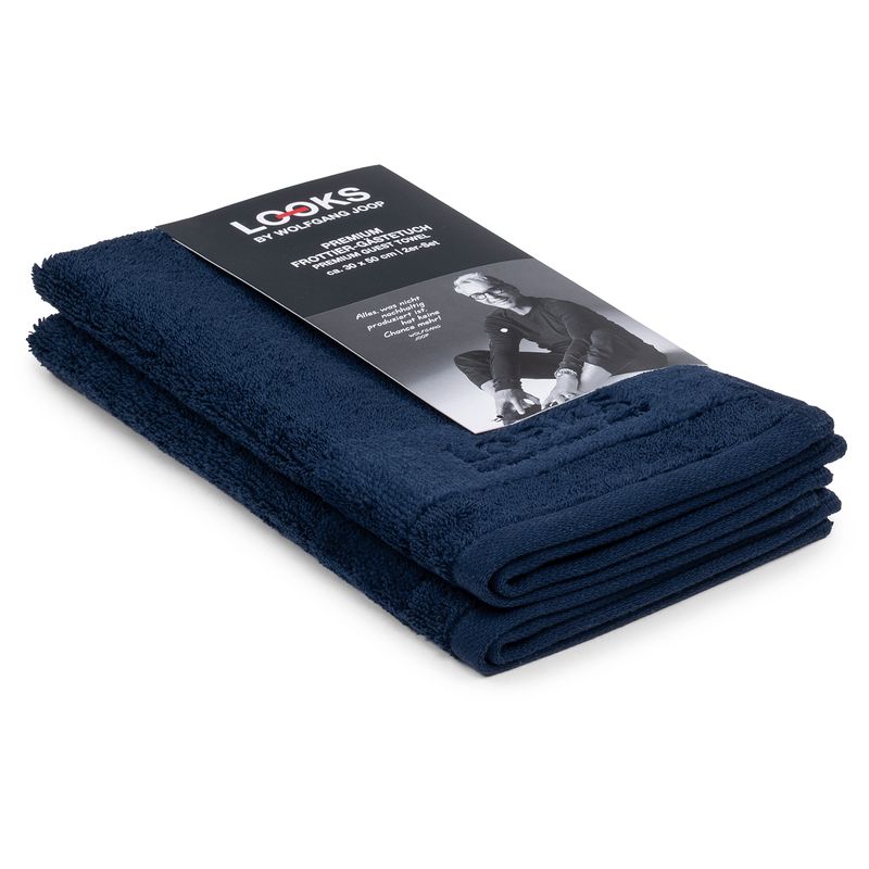 Handtuch LOOKS by Wolfgang Joop "Made in Green" 550 g/m² blau