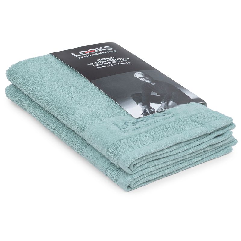 Handtuch LOOKS by Wolfgang Joop "Made in Green" 550 g/m² aqua