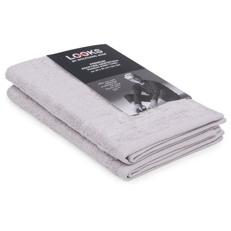 Handtuch LOOKS by Wolfgang Joop "Made in Green" 550 g/m² hellgrau