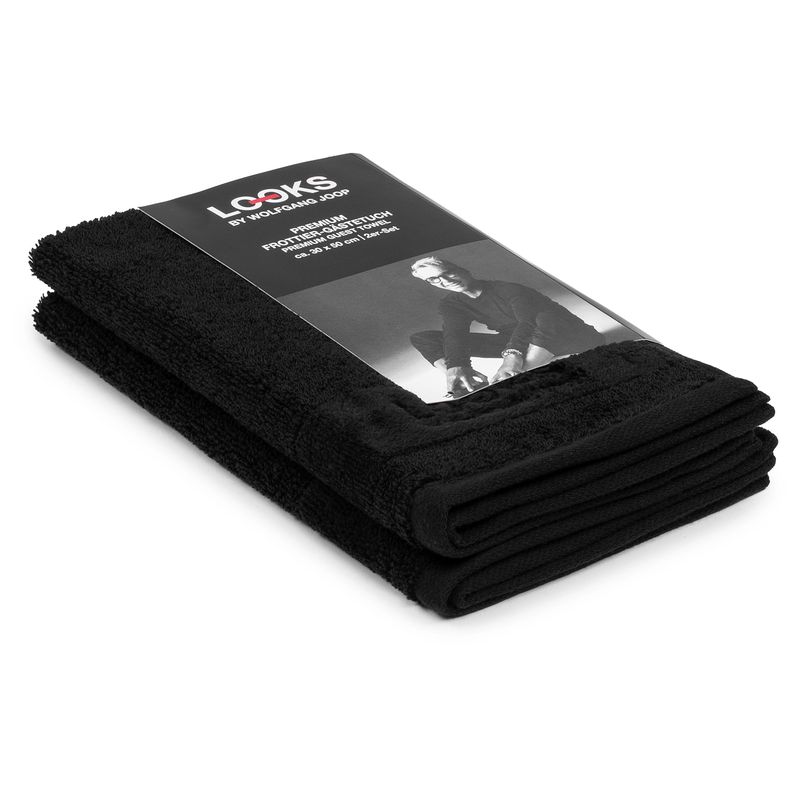 Handtuch LOOKS by Wolfgang Joop "Made in Green" 550 g/m² schwarz