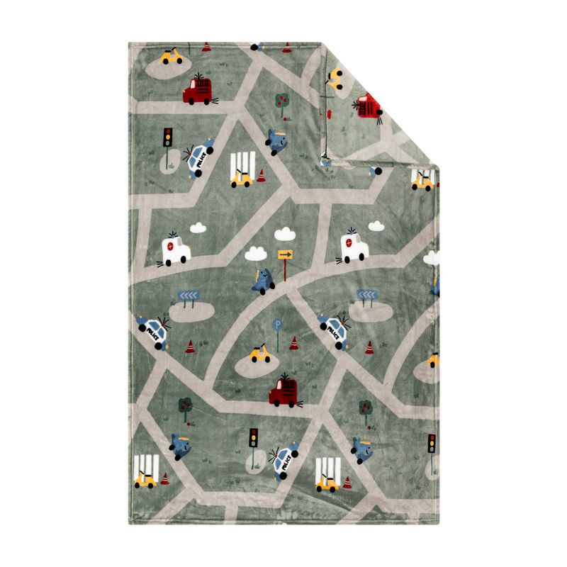 Flanelfleece Decke s.Oliver Junior Straßen