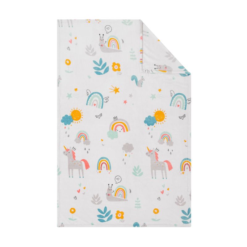 Flanellfleece Decke s.Oliver Junior Einhorn