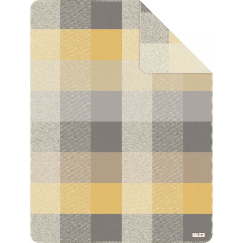 Decke s.Oliver grau/gelb