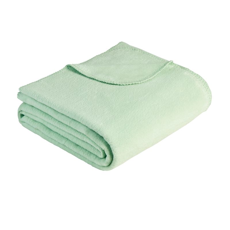 Uni Decke Malaga GOTS hellgrün