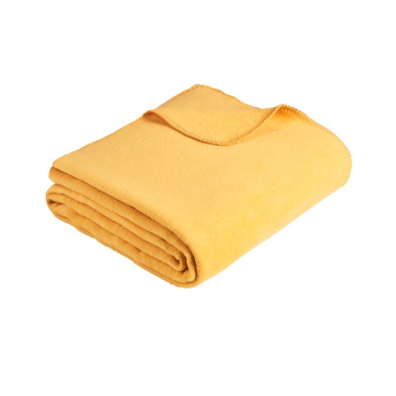 Uni Decke Malaga GOTS gelb