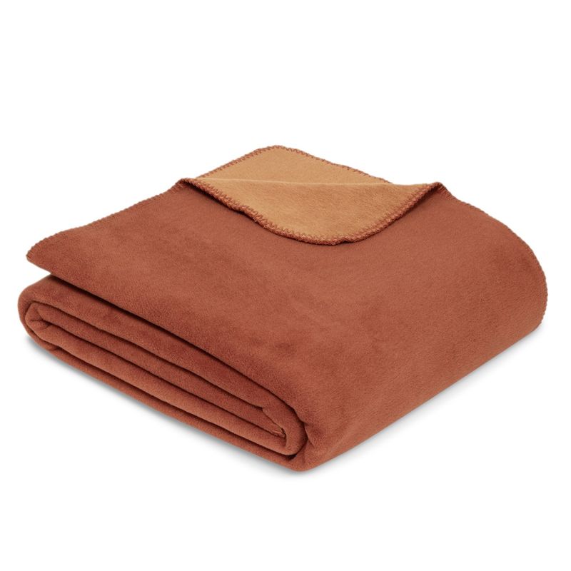 Uni Decke Doubleface Dublin terrakotta/zimt