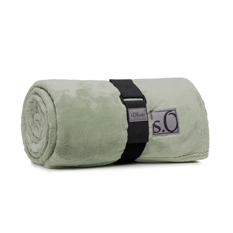 s.Oliver Decke Kuschelsoft salbei