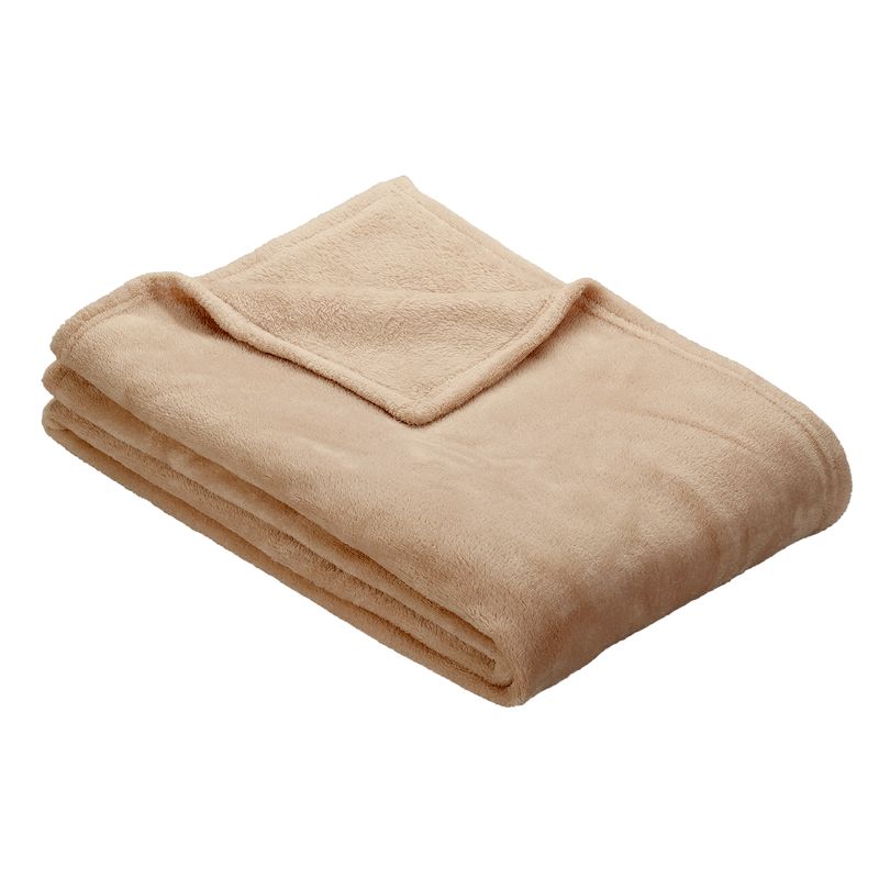 Uni Fleecedecke Olbia beige