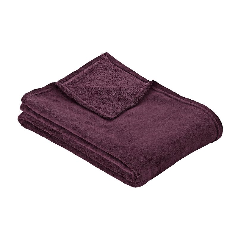 Fleecedecke Uni Olbia dunkelviolett