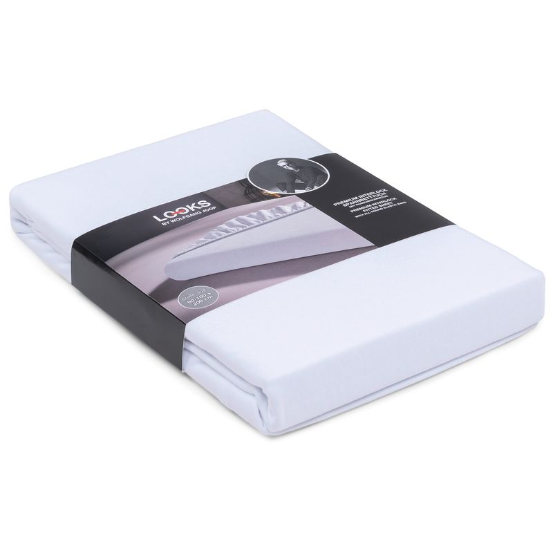 Premium Interlock Spannbetttuch LOOKS by Wolfgang Joop weiß