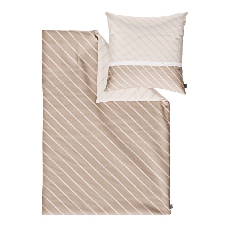 Satinbettwäsche bugatti beige