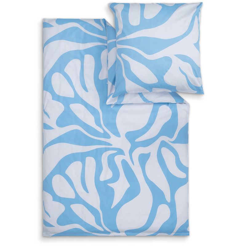 Satinbettwäsche s.Oliver blau