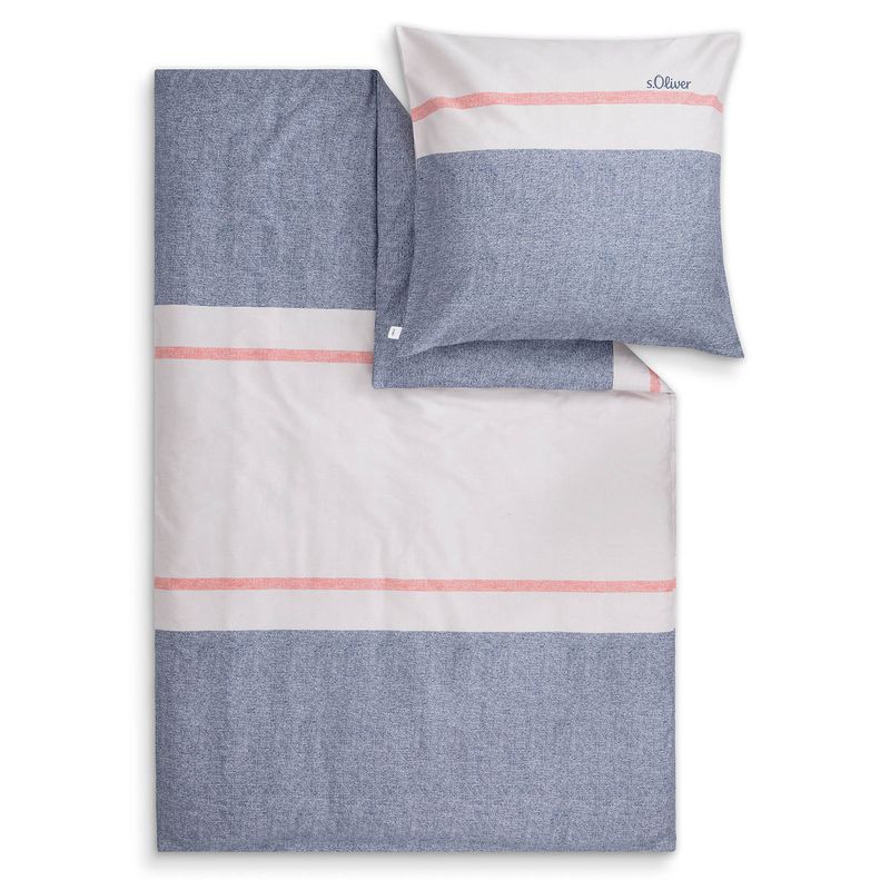 s.Oliver Satinbettwäsche blau