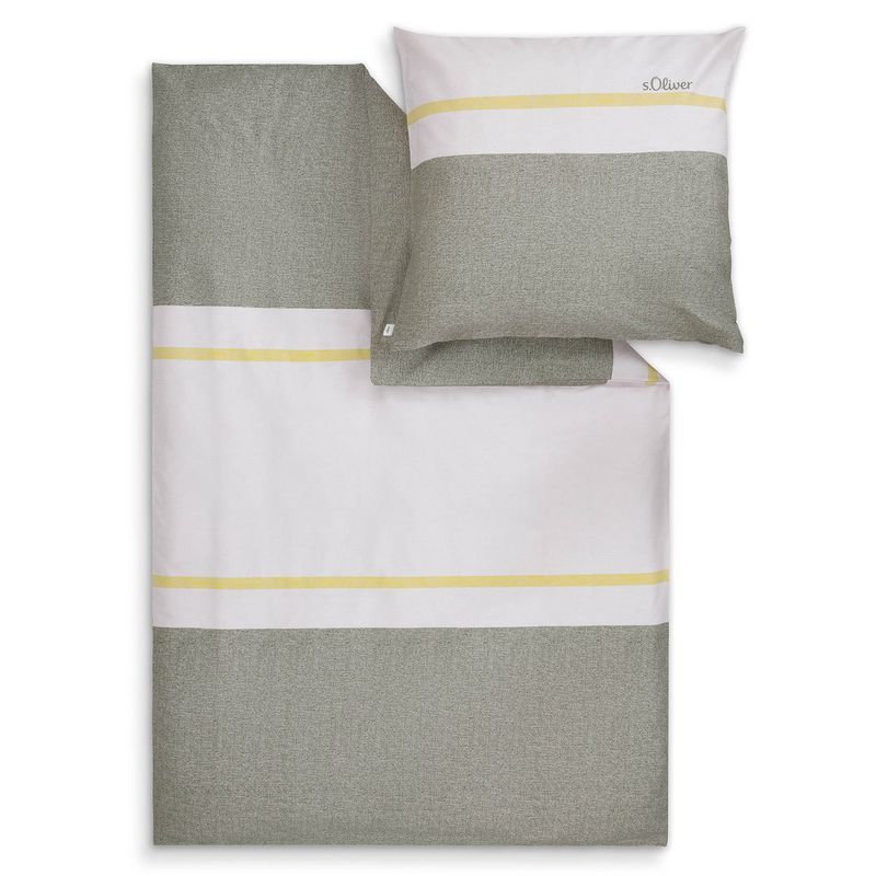 s.Oliver Satinbettwäsche grün
