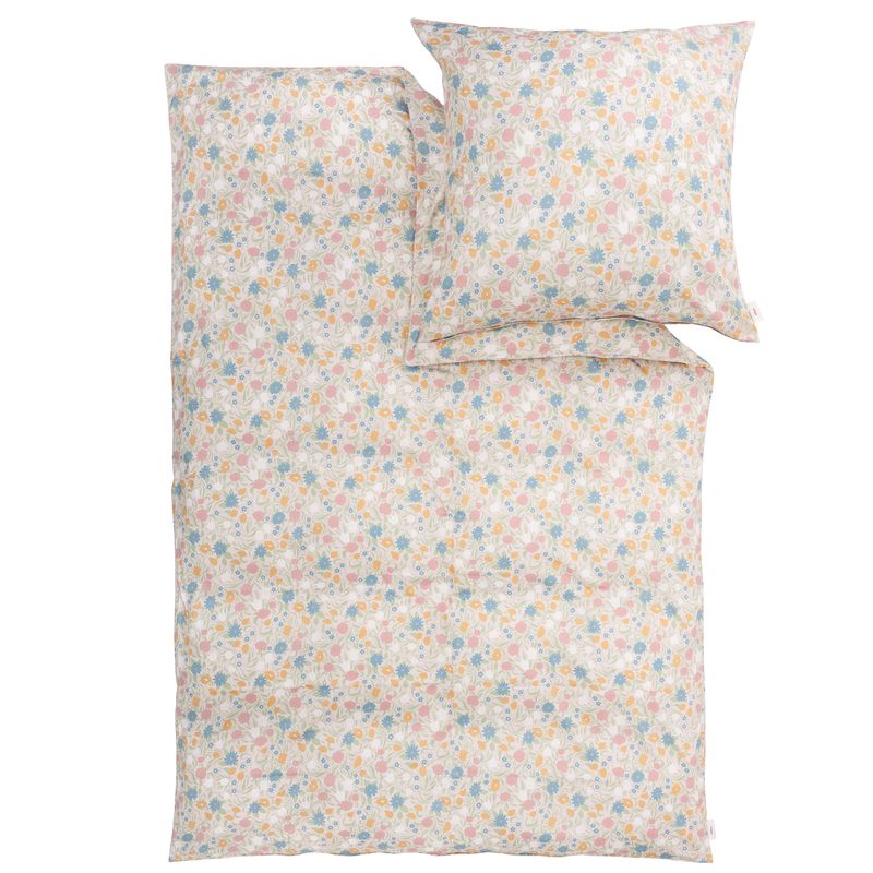 Satinbettwäsche s.Oliver Junior Blumenwiese