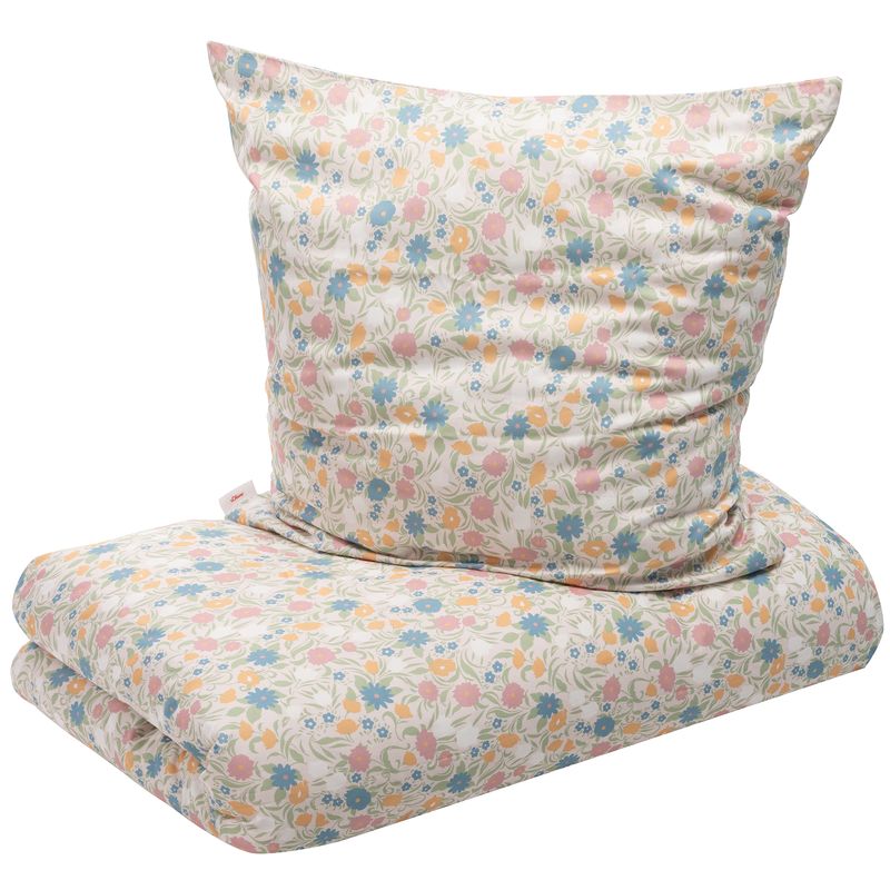 Satinbettwäsche s.Oliver Junior Blumenwiese