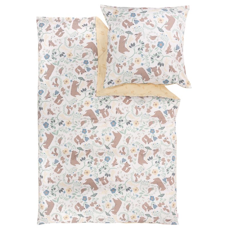 Satinbettwäsche s.Oliver Junior Waldtiere