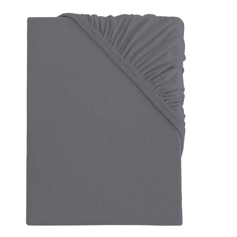 bugatti Premium Spannbetttuch grau