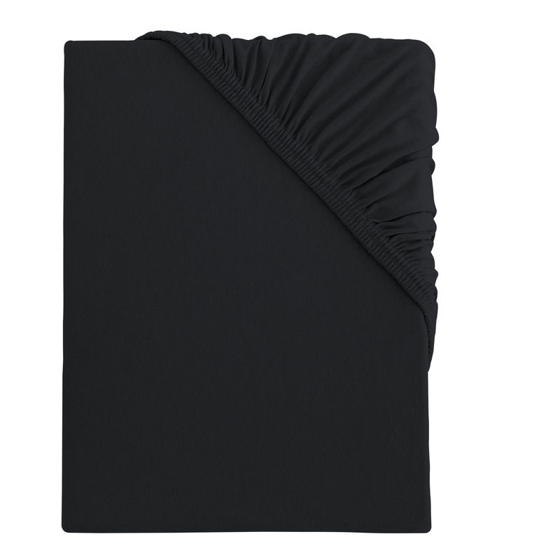 bugatti Premium Spannbetttuch schwarz