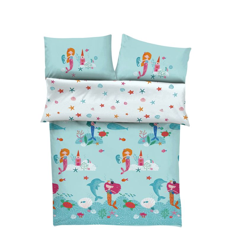 Satinbettw. s.Oliver Junior Meerjungfrau